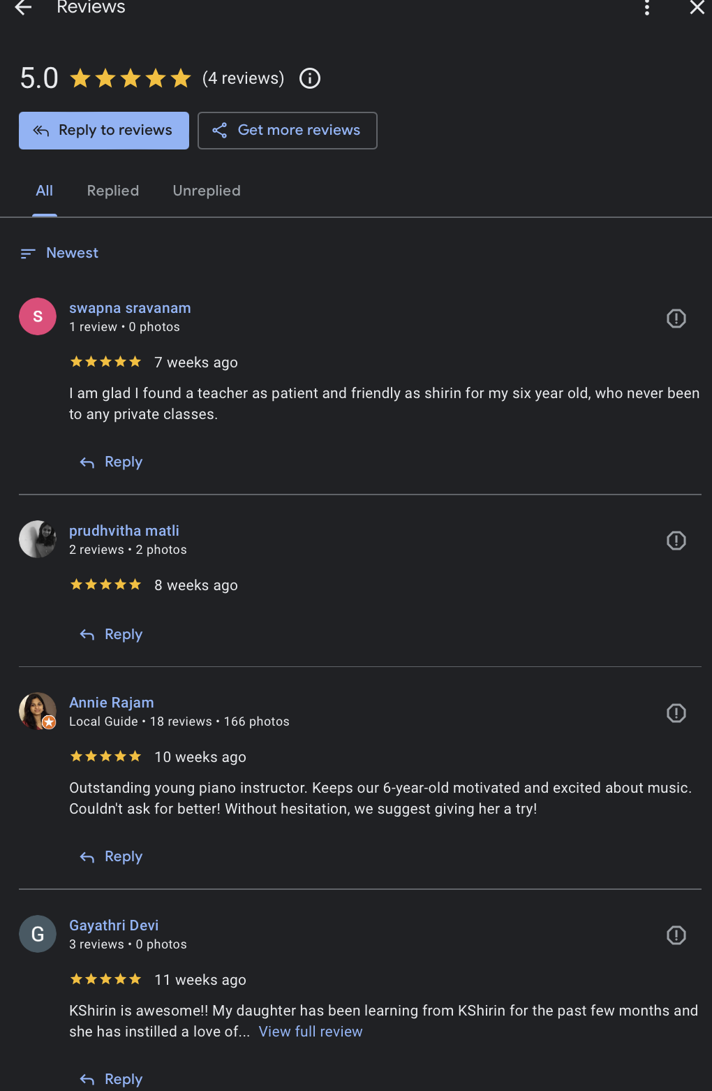 Google Reviews